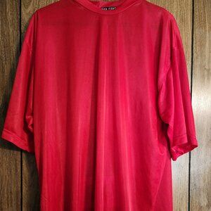 Men's Mesh See Through t-shirt-Bar Code Brand-Sz Large Tall-Plz read Description